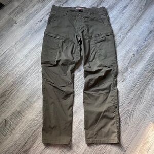 5.11 Tactical Apex Pant Mens 36x32 Green Cargo Shooting Range Military